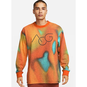 Nike ACG Snowdrift Long Sleeve Tee – Tour Yellow / Light Menta / Campfire Orange